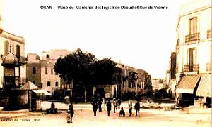 Oran - Place du MDL Ben Daoud et la rue de Vienne